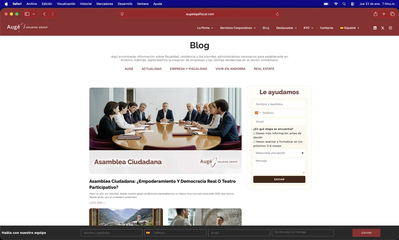 High-conversion landing pages & microsites